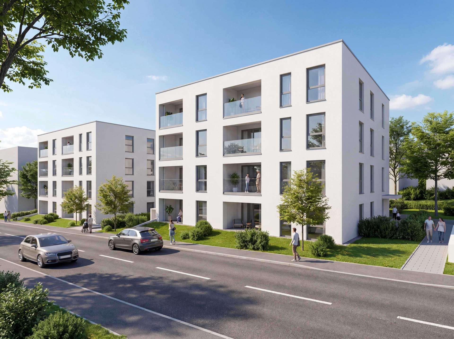 **KfW-40-QNG** Mit Steuervorteilen! Barrierefreie 3,5-Zimmer-Eigentumswohnung mit Gartenanteil