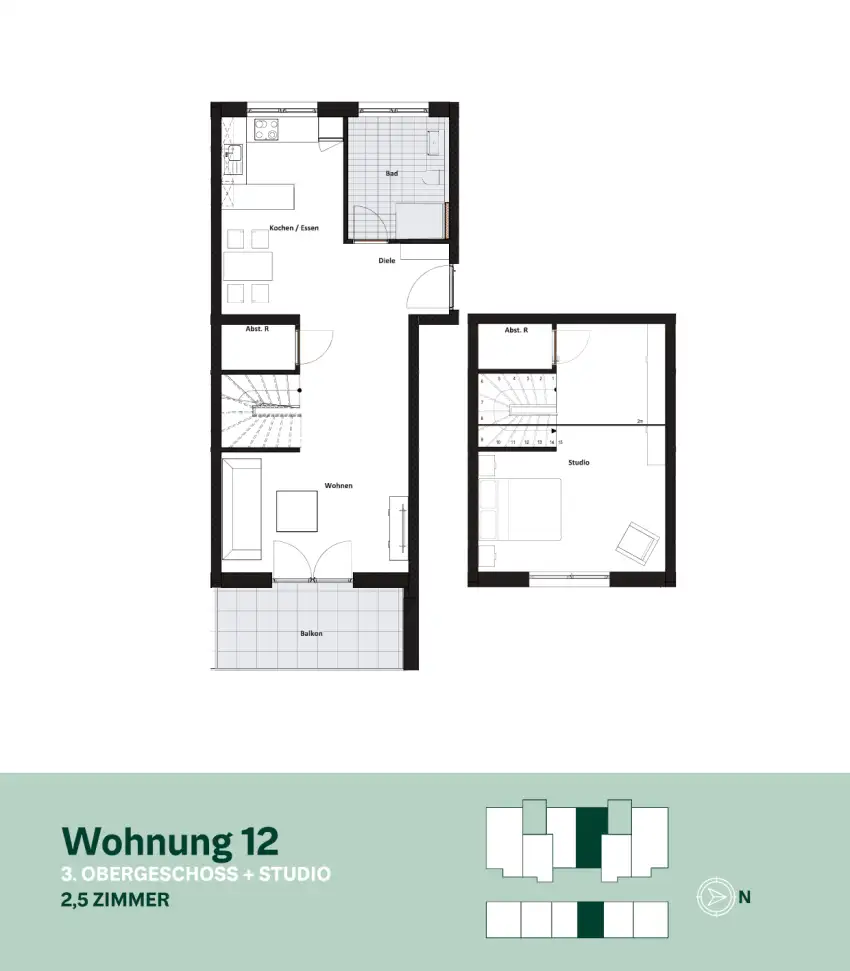 Wohnung 12 - Am Bronner Berg