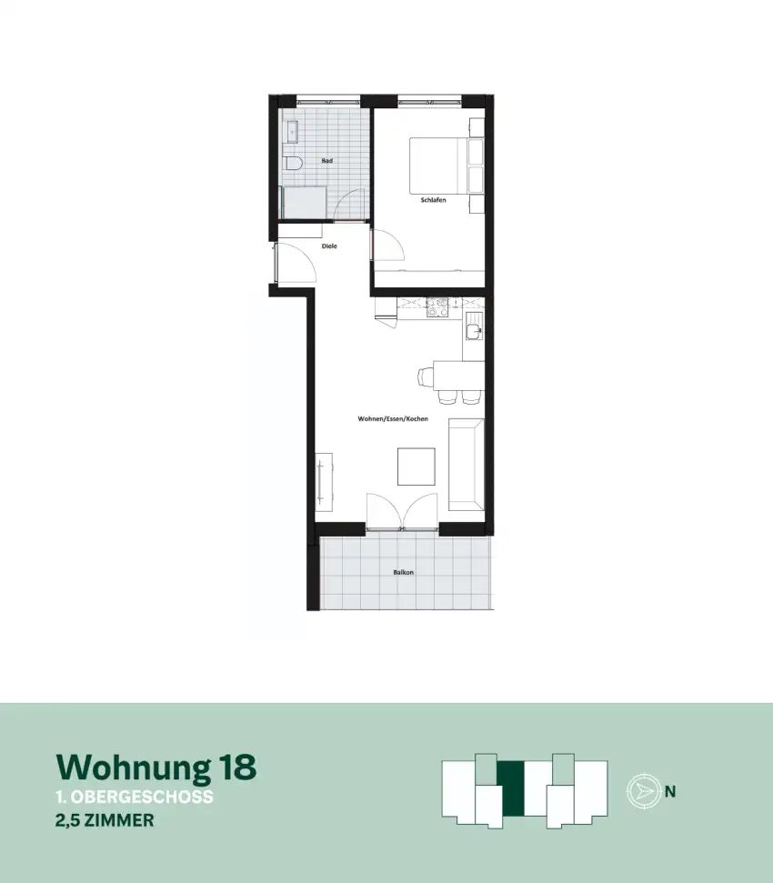 Wohnung 18 - Am Bronner Berg
