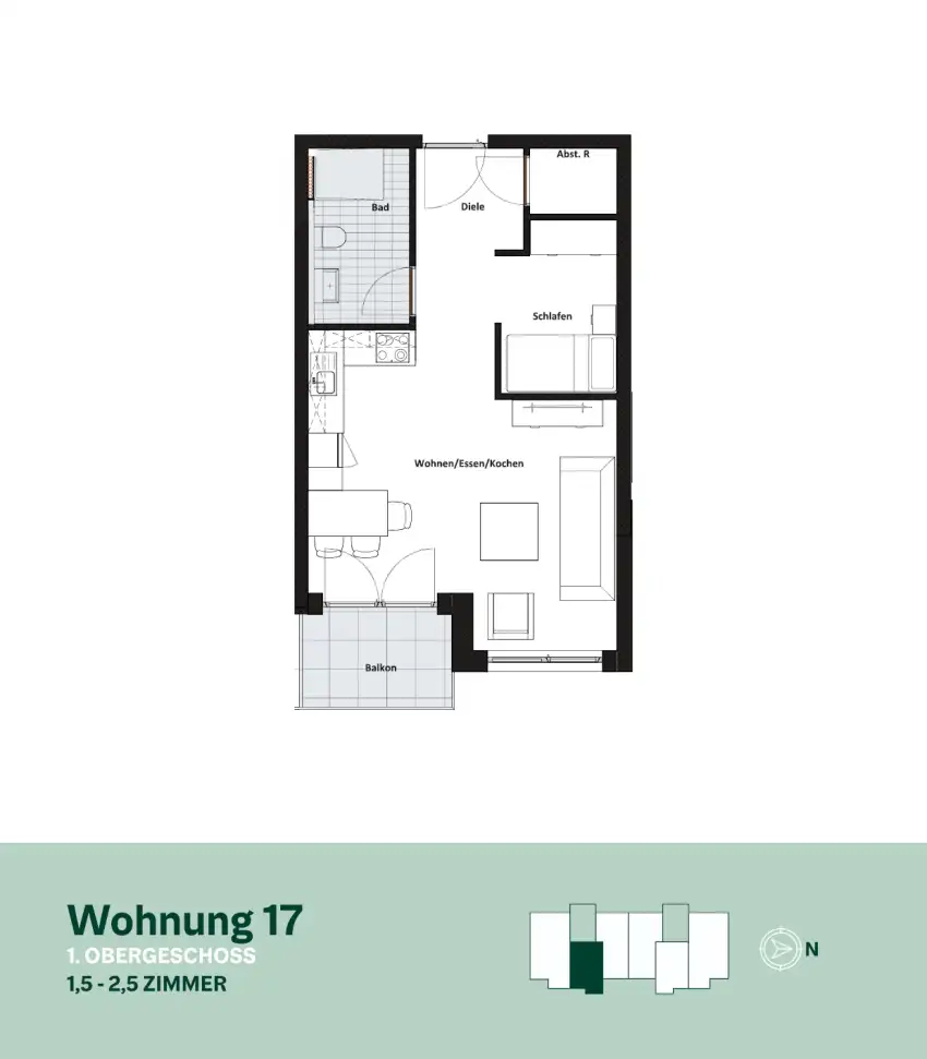 Wohnung 17 - Am Bronner Berg