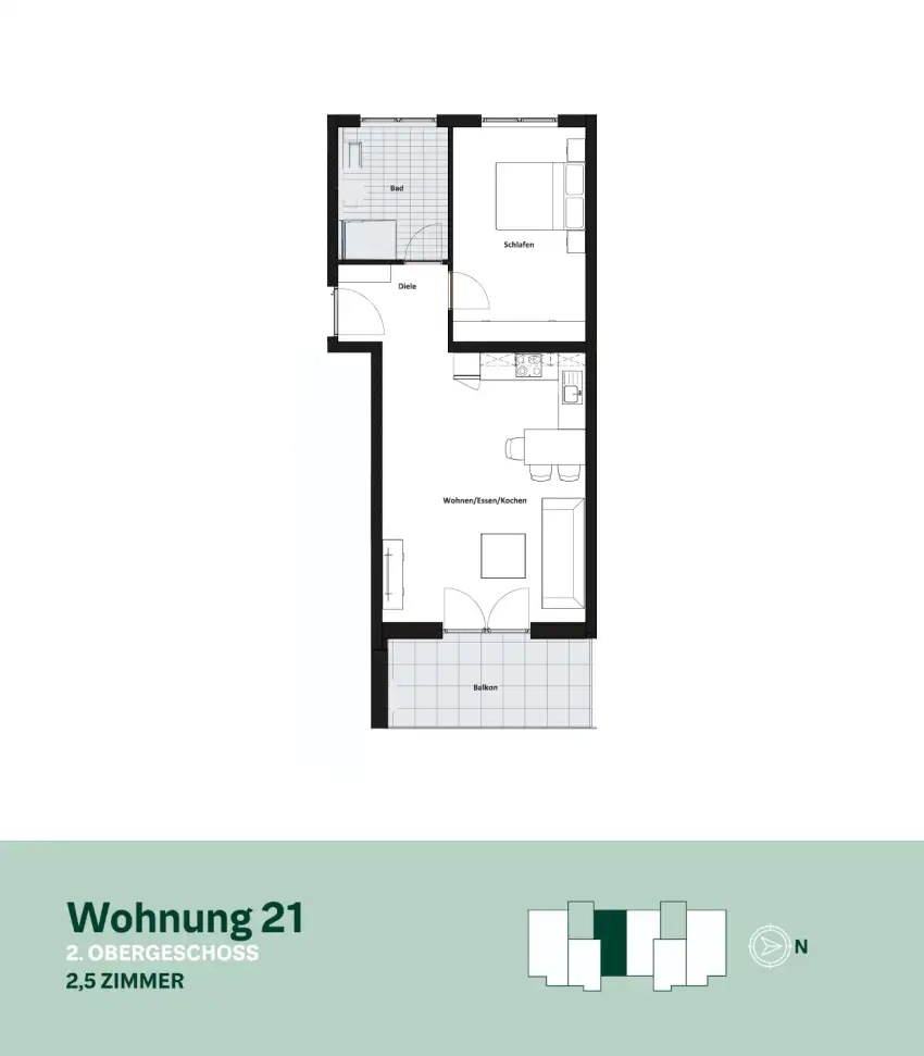 Wohnung 21 - Am Bronner Berg