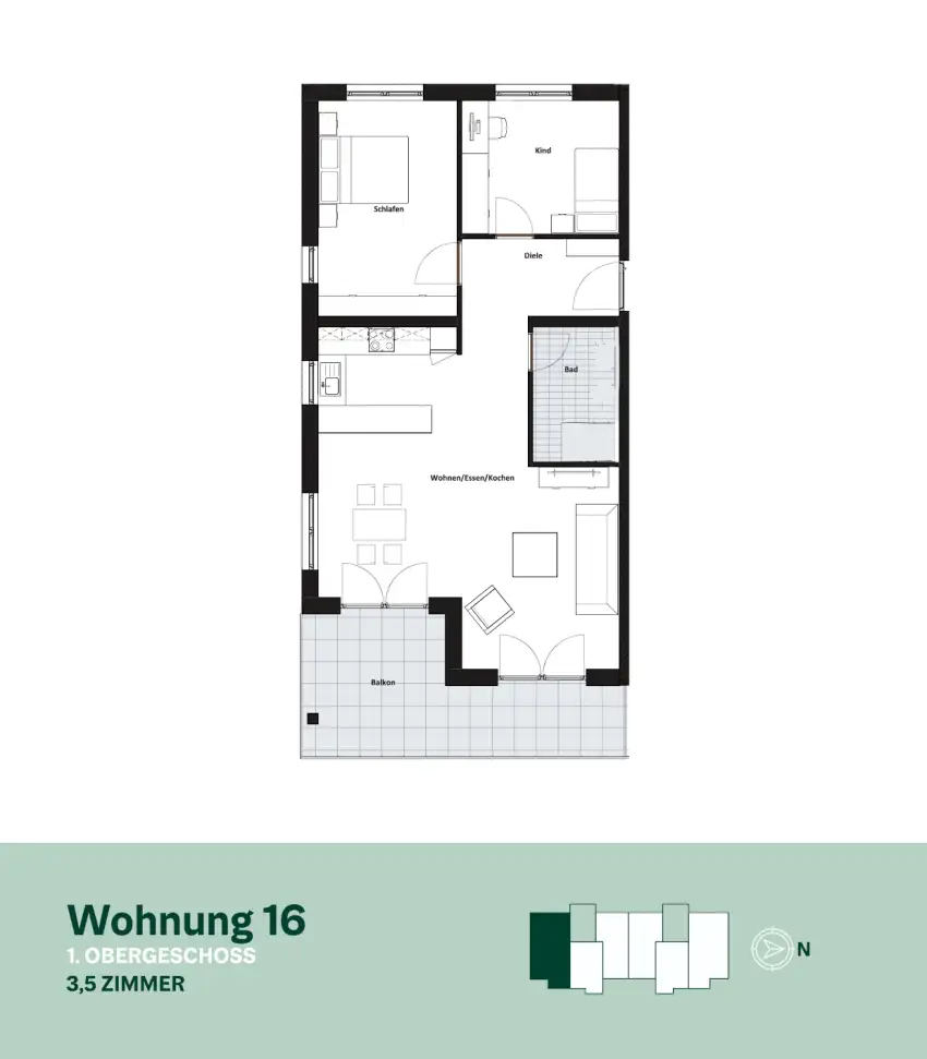 Wohnung 16 - Am Bronner Berg