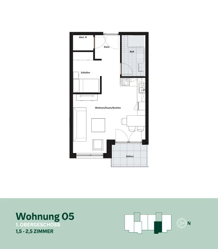 Wohnung 5 - Am Bronner Berg