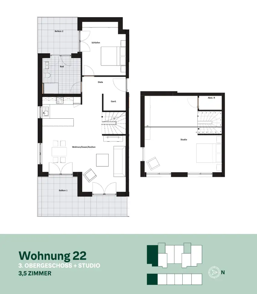 Wohnung 22 - Am Bronner Berg