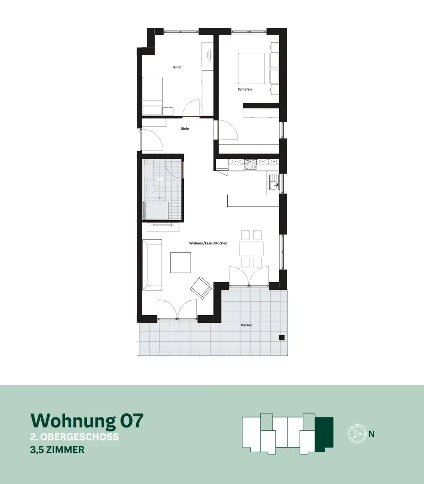 Wohnung 7 - Am Bronner Berg