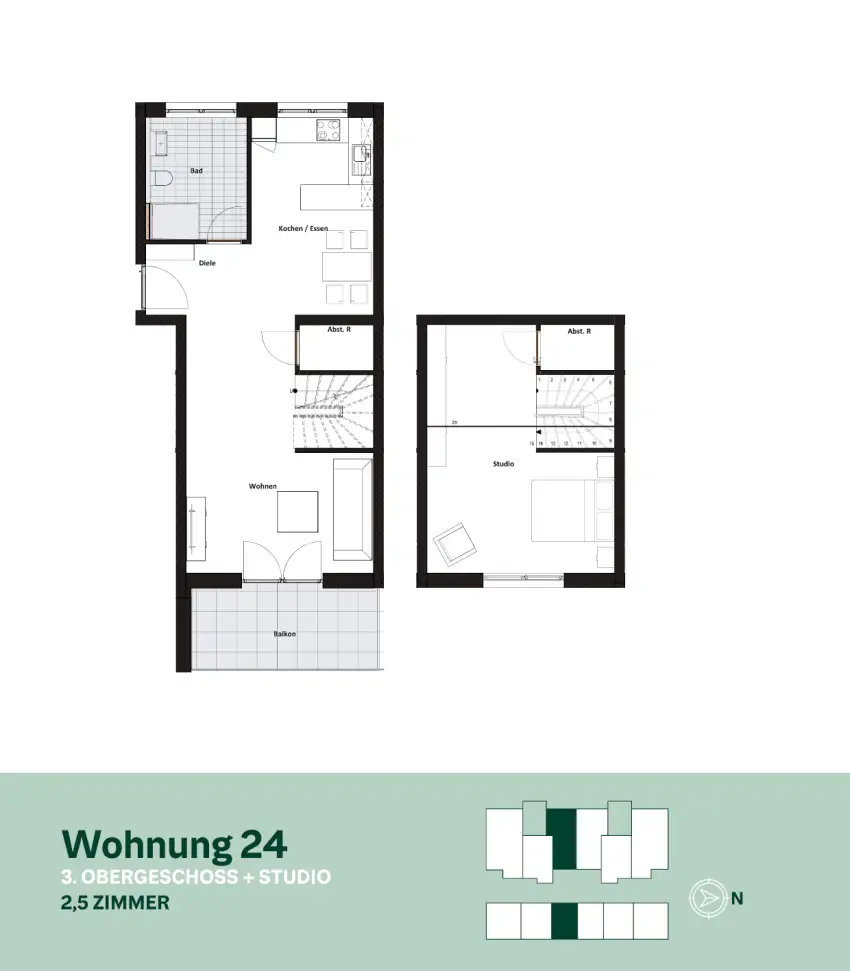 Wohnung 24 - Am Bronner Berg