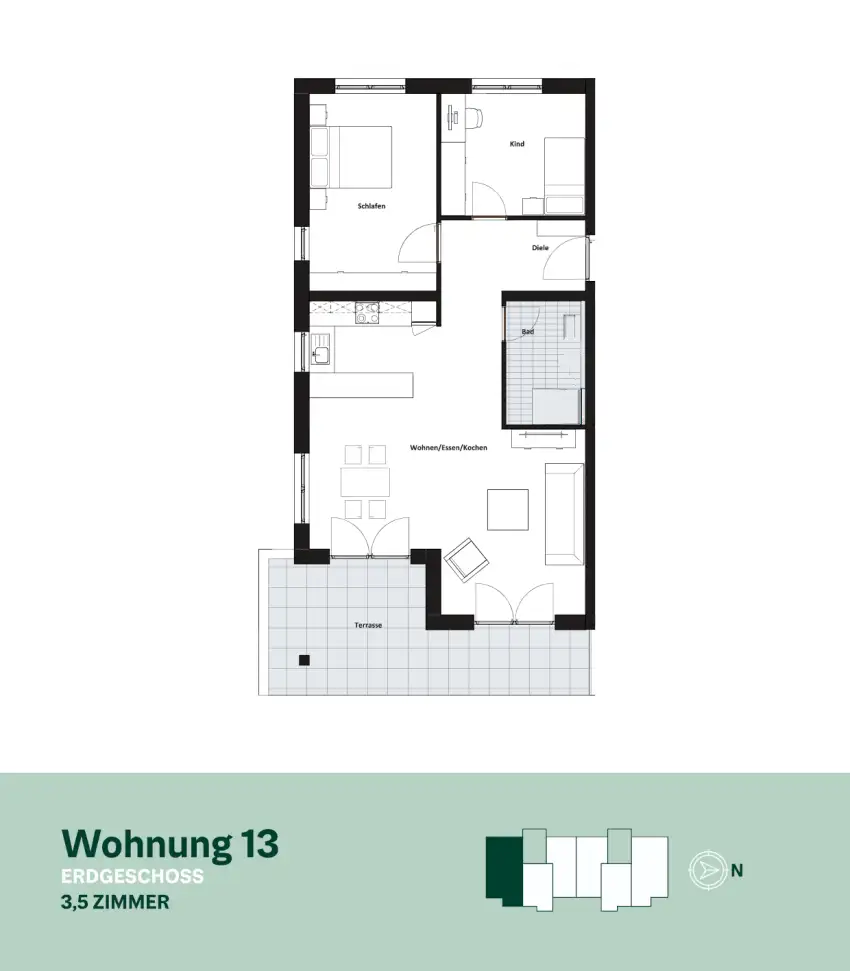 Wohnung 13 - Am Bronner Berg