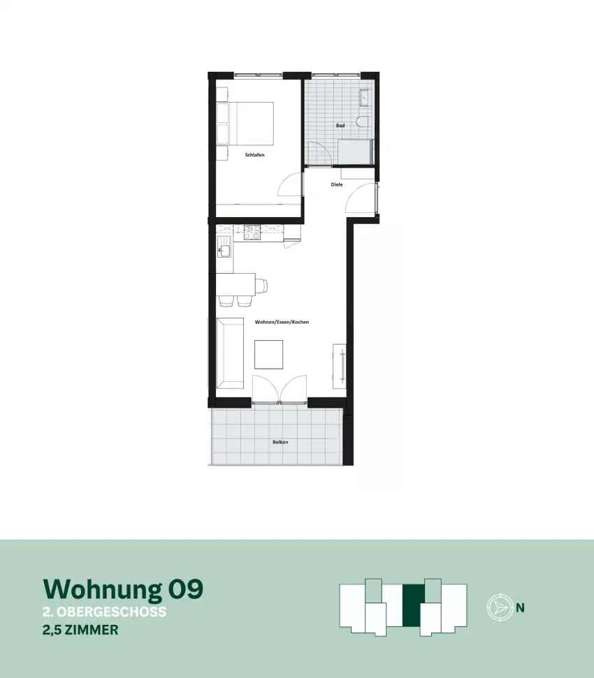 Wohnung 9 - Am Bronner Berg