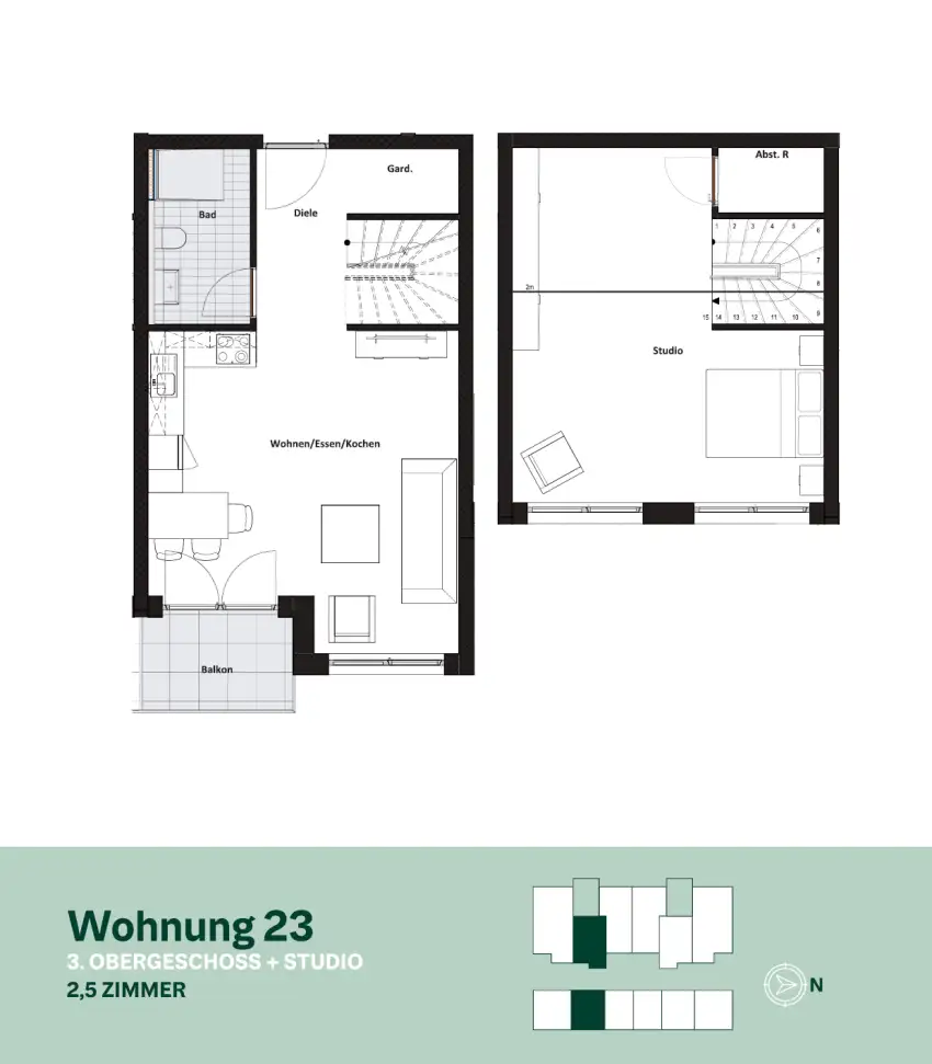 Wohnung 23 - Am Bronner Berg