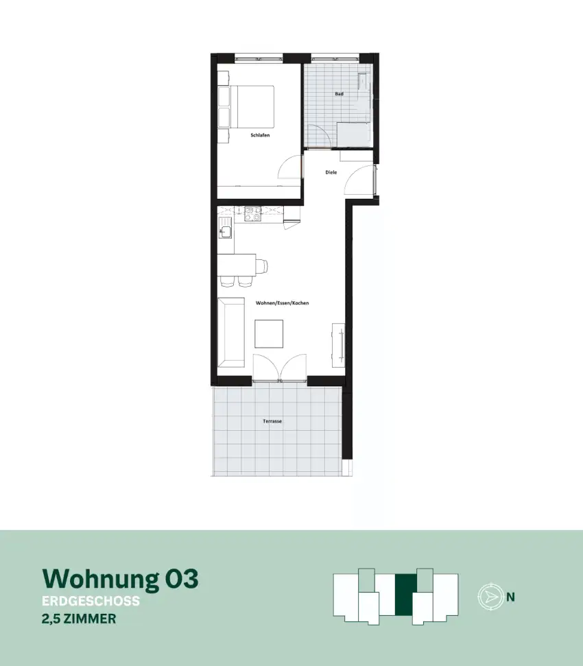 Wohnung 3 - Am Bronner Berg