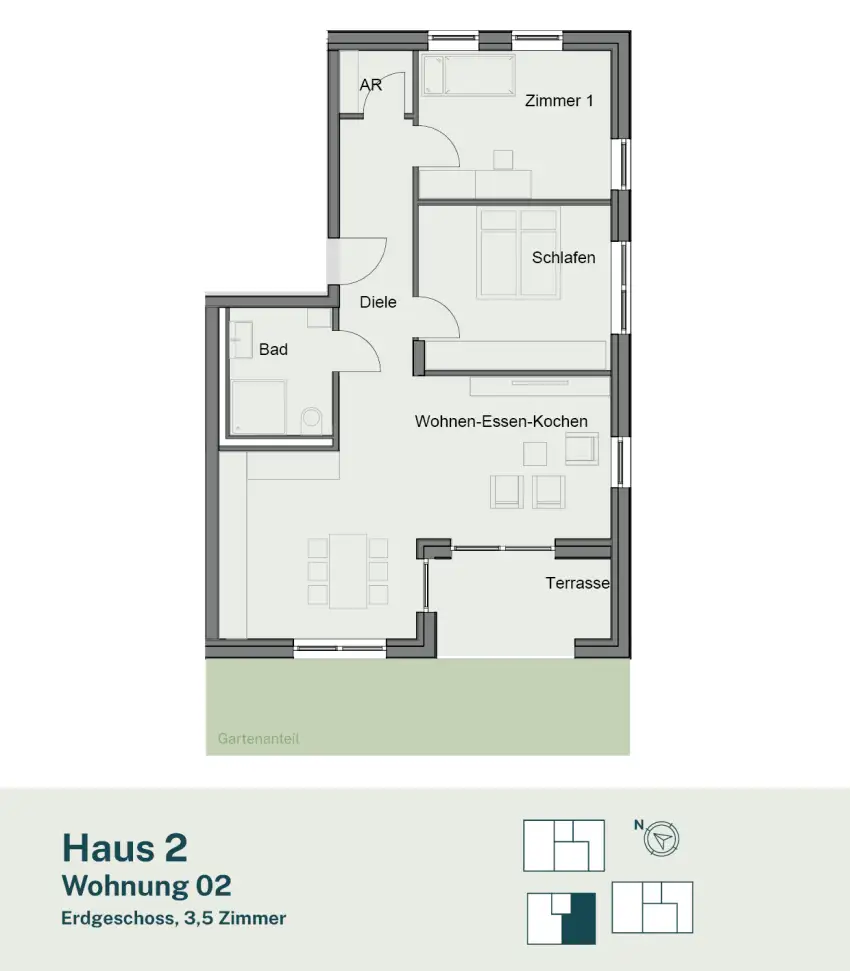 Wohnung 2 - Haus 2