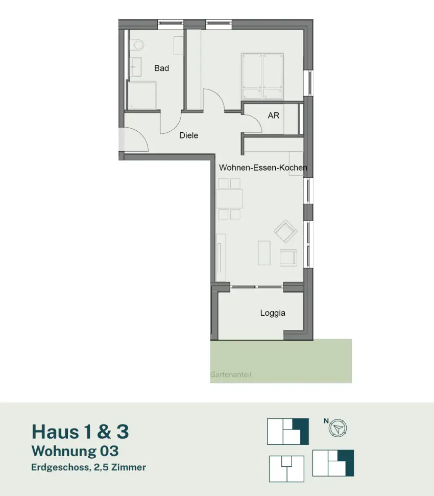 Wohnung 3 - Haus 1 & 3