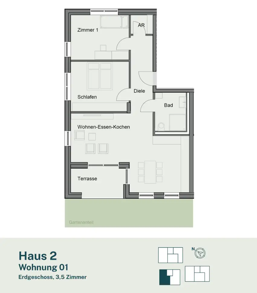 Wohnung 1 - Haus 2