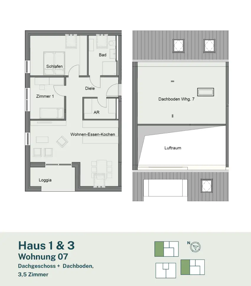 Wohnung 7 - Haus 1 & 3