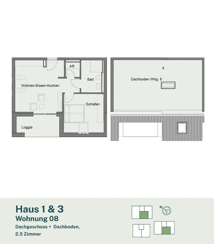 Wohnung 8 - Haus 1 & 3