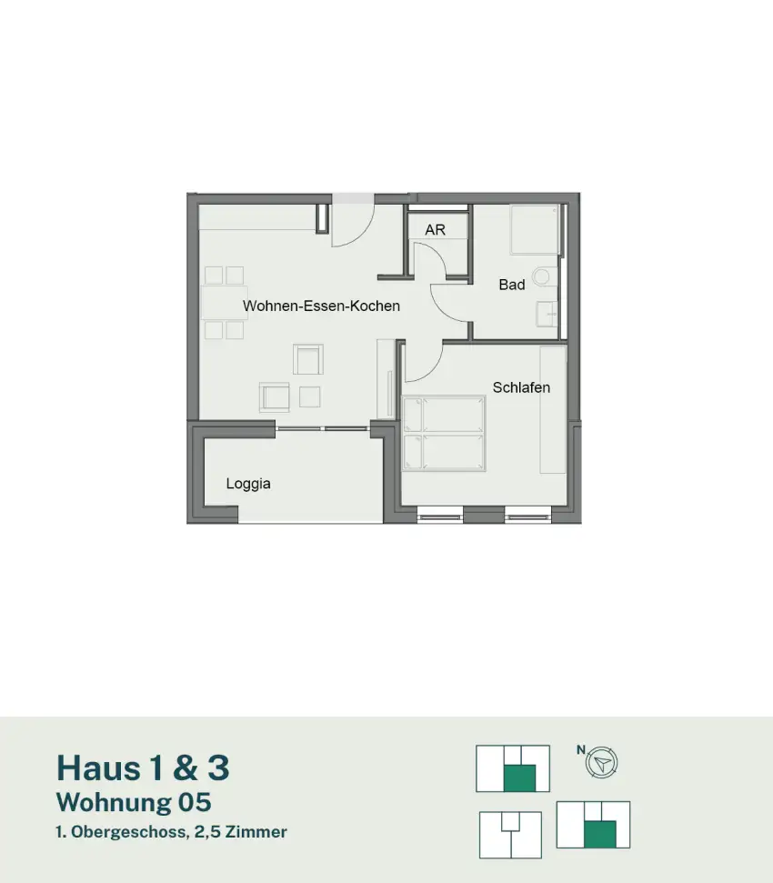 Wohnung 5 - Haus 1 & 3