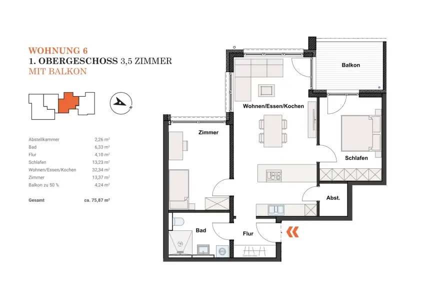 Wohnung 6