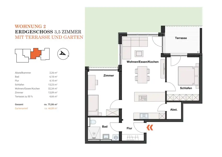 Wohnung 2