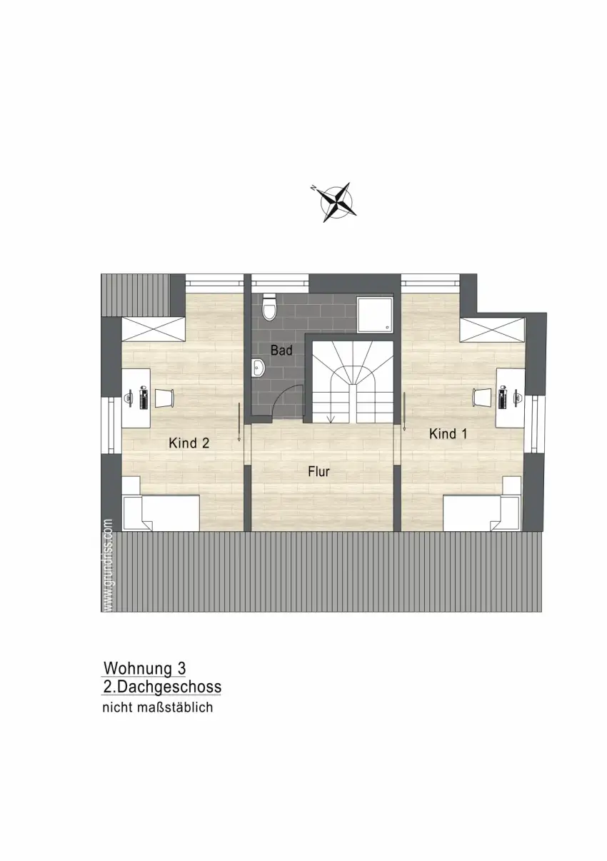 Grundriss 2 Wohnung 3